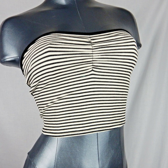 bp | Tops | Bp Nordstrom Womens Ribbed Striped Boob Tube Top | Poshmark